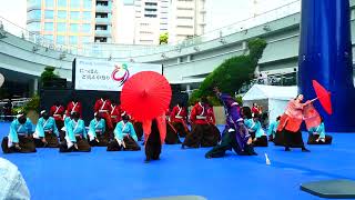 2024どまつり 静岡大学よさこいサークルお茶ノ子祭々（おちゃのこさいさい）（静岡県静岡市駿河区）オアシス21会場 第26回にっぽんど真ん中祭り 2024.8.25