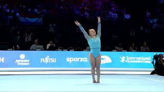 ROBERSON Joscelyn (USA)_2023 Artistic Worlds, Antwerp (BEL)_Qualifications_Floor Exercise