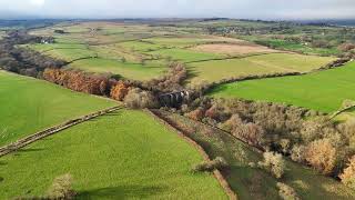 Cotherstone to Balderstone Viaduct. Tees Railway Walk. Nov '24