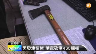 【2013.12.13】和鄰有爭執 怪客砍樹發洩落網 -udn tv