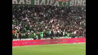 Ultras Haifa Football Fans Crazy football soccer fans booing stadium crowd hooligans attack goal cr7