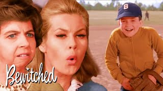 Samantha, Gladys and The Baseball Match | Bewitched