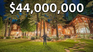 Touring a $44,000,000 Lake Tahoe WATERFRONT Mansion