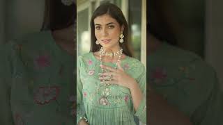 SYMPHONIA  PURE MAL COTTON EMBROIDERIED NAYRA CUT KURTI WITH PANT AND MALL DIGITAL DUPATTA BY ZAVERI