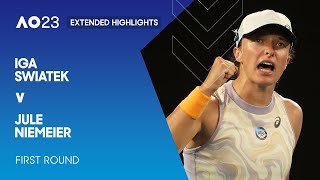 Iga Swiatek v Jule Niemeier Extended Highlights | Australian Open 2023 First Round