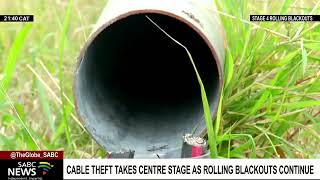 Electricity cable theft a major issue in South Africa