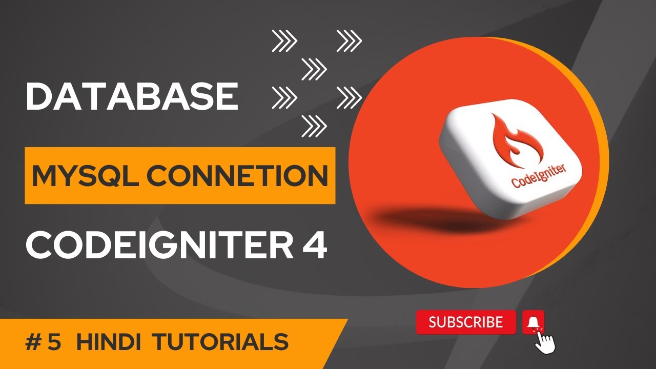 Database Connection In Codeigniter 4 Youtube