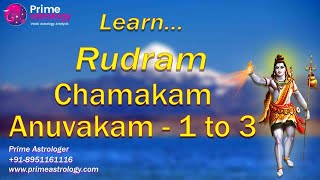 Sri Rudram (Chamakam Anuvakam 1 to 3)