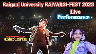 #RAIGANJ UNIVERSITY #RAIVARSI FEST 2023 # SONALI ÑAGPURI