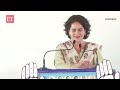 priyanka vadra slams bjp at poll rally in jalore pm modi cut off from people their issues