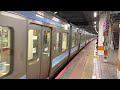 国鉄211系0番台n603編成が回送電車として警笛を鳴らして流しノッチしながら発車するシーン（回550m）2021.5.18