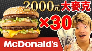 【2000元的大麥克!!】沒想到竟然在台灣的麥當勞找到2000元的大麥克!?等了4個半小時…