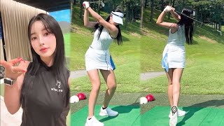 KLPGA 프로 김동휘  미녀골퍼의 골프기초스윙!