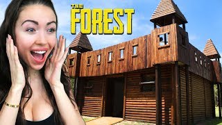 BUILDING THE ULTIMATE BASE!! (The Forest)