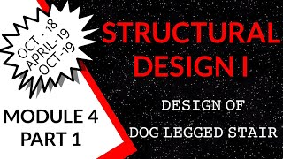 DESIGN OF DOG LEGGED STAIR /CONCRETE DESIGN/ STRUCTURAL DESIGN I/ POLY TECHNIC QUESTION PAPER