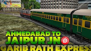 Ahmedabad junction to Jaipur junction Garib Rath Express #m_d_g