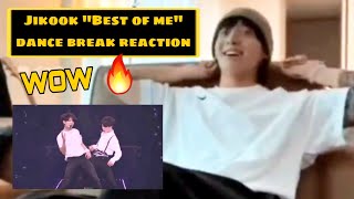 Jungkook reacts to Jikook part in Best of me compilation on weverse live