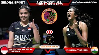 Gregoria Mariska Tunjung (INA) vs PUSARLA V Sindhu (IND) | India Open 2025 Badminton