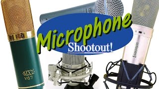 Microphone comparison. MXL 992, V67g, Rode NT2, Beta 58a