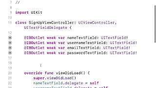 4. UITextField Delegate Practice