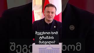 ზარქუა ოპოზიციას: შეგეხოთ ხომ ტრამპის მახვილი?