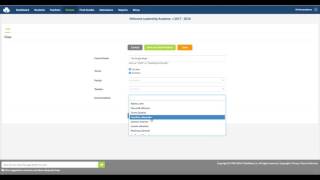 ThinkWave School Admin Software, Classes Tab