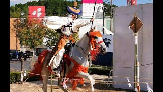 【4K】武雄の流鏑馬。武雄神社上り馬・勅使行列から流鏑馬奉射。A video of traditional yabusame held in Takeo, Saga Prefecture.