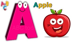 ABC phonics song | nursery rhymes | abc kid's song | a for apple