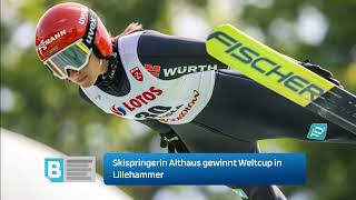 Skispringerin Althaus gewinnt Weltcup in Lillehammer