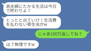 義姉が弟夫婦の100万円の借金を代わりに支払ったのに、感謝もせず実家から追い出す弟の妻。「生活費を払わない寄生虫」と言い放ち、怒った義姉が全額の一括返済を求めた結果www