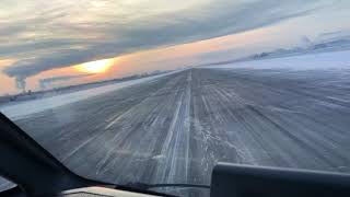 DHC-8 300 Landing UEEE/YKS Yakutsk Russia