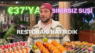 EİNDHOVEN’DA 37 EURO'YA SINIRSIZ SUSHİ YEDİK | HOLLANDA EİNDHOVEN VLOG 🇳🇱