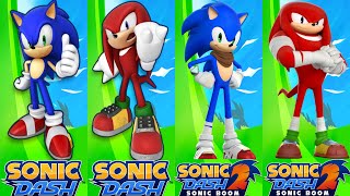 Sonic Dash vs Sonic Boom: Sonic the Hedgehog vs Knuckles the Enchida (android, ios) Gameplay