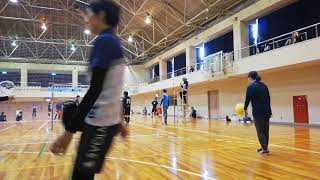 新宮市　ソフトバレー大会　決勝　VS米米倶楽部A