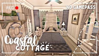 [ roblox bloxburg ] no gamepass coastal cottage 🌿 - ꒰ build \u0026 tour ꒱ - itapixca builds