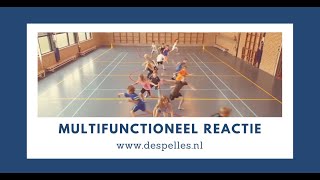 Multifunctioneel Reactiespel in de gymles - De Spelles - www.despelles.nl