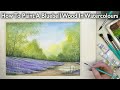 Paint A Bluebell Wood In Watercolours