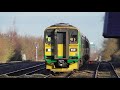 west midlands railways 153375 170 172 170 153354 9 car combo passes rowley regis