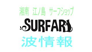 サーフィンスクール　湘南　江ノ島　SURFARI　サファリ　波情報6/10AM