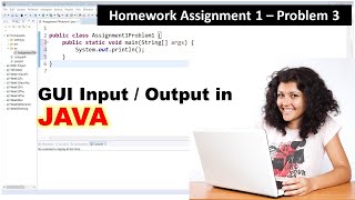 GUI Input Output | Assignment 1 Problem 3 | Accept Employee ID and Salary