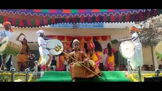 ravu yellamma dance in ZPHS AGGANOOR SCHOOL