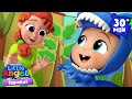 Bebé Juan baila como dinosaurio 🦖 | Canciones Infantiles con Bebé Juan🎵| Little Angel Español