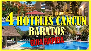 ✅ hoteles BARATOS en CANCUN centro  🔥GUÍA RÁPIDA!🔥 ¿COSTOS? ¿UBICACION?