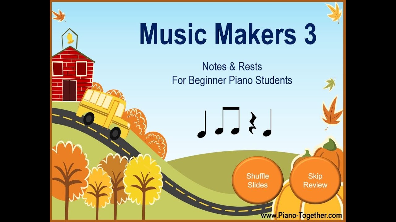 Music Learning Notes And Rests Youtube