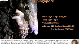 Talk: Pangolin Stories from China, Indonesia & Singapore