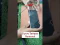 How To Remove Uv Temper Curved temper | Moto G 50 Crack Temper Removal  | #shorts