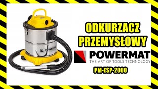 ODKURZACZ PRZEMYSŁOWY 2000W POWERMAT - TEST oraz RECENZJA