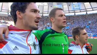 National Anthem of Germany FINAL 2014 (with Subtitles)