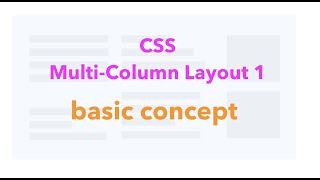 CSS Multi-Column Layout 1 - basic concepts | JSer - Front-End Interview questions