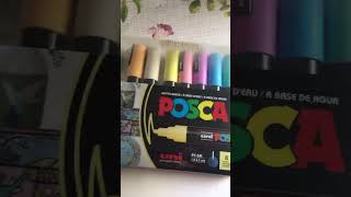 Activando mis POSCA pastel #posca #pastel